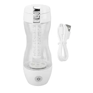 Yosoo Hydrogen Rich Water Generator 350ml 800ppb 1000ppb 5V Portable Hydrogen Water Bottle ABS Leakproof with Kids Lock, PC Cup for Home Office Travel