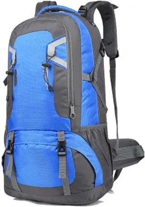 YYDS Outdoor Camping Bag Portable Backpack,Travel Hiking Backpack, Lightweight Hiking Daypack for Camping Outdoor Hiking Travel (Color : Blue, Size : 60L)
