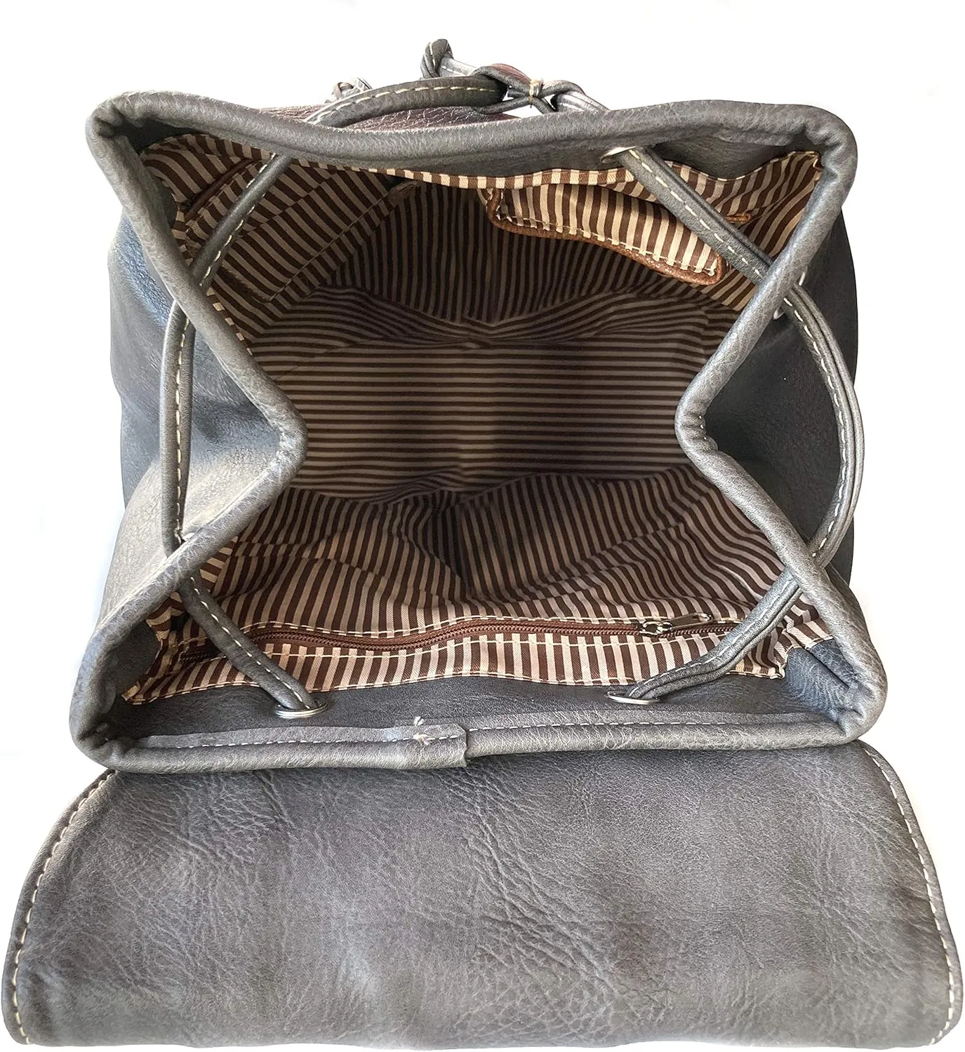 Zelris Western Country Floral Buckle Rucksack Backpack (Rustic Copper)