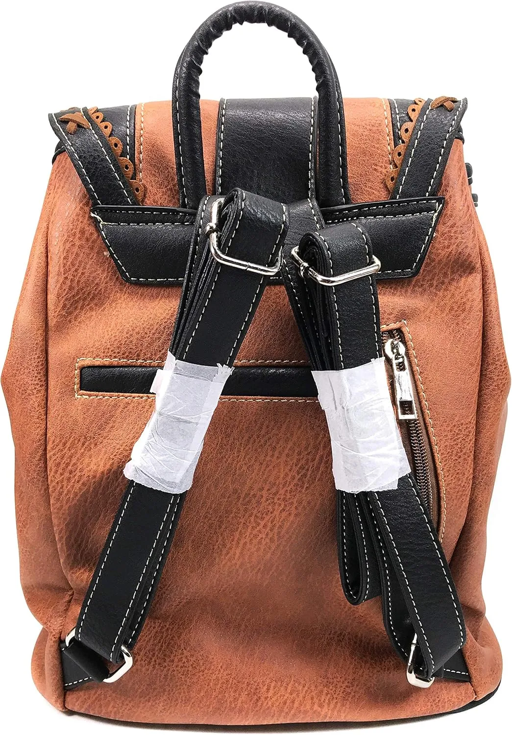 Zelris Western Country Floral Buckle Rucksack Backpack (Rustic Copper)